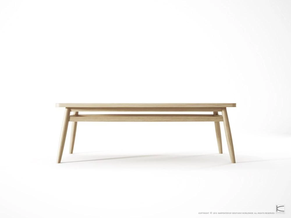 Karpenter Twist Coffee Table 120cm - European Oak 2 Karpenter Twist Coffee Table 120cm - European Oak