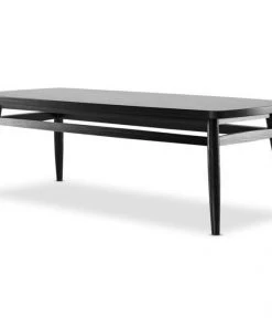 Karpenter Twist Coffee Table 120cm - Satin Black INDOOR