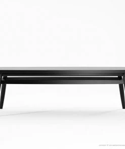 Karpenter Twist Coffee Table 120cm - Satin Black INDOOR
