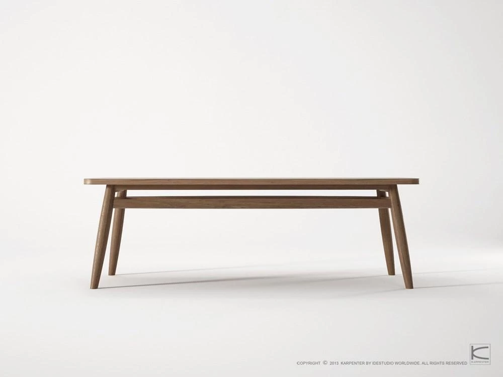 Karpenter Twist Coffee Table 120cm - FSC Teak INDOOR 2 Karpenter Twist Coffee Table 120cm - FSC Teak INDOOR