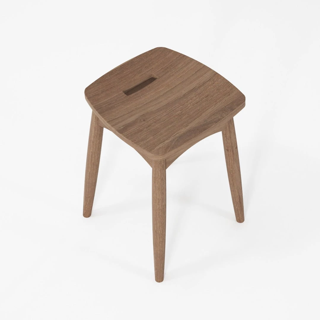 Karpenter Twist Stool - FSC Teak 2 Karpenter Twist Stool - FSC Teak