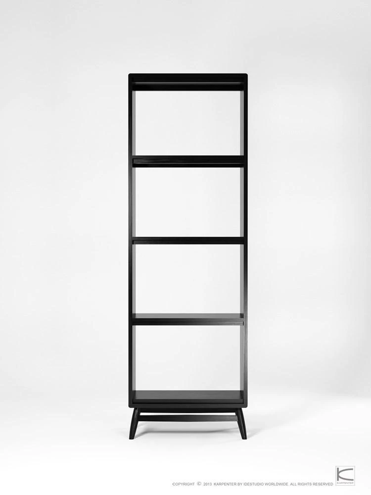 Karpenter INDOOR Twist Bookcase - Satin Black 2 Karpenter INDOOR Twist Bookcase - Satin Black
