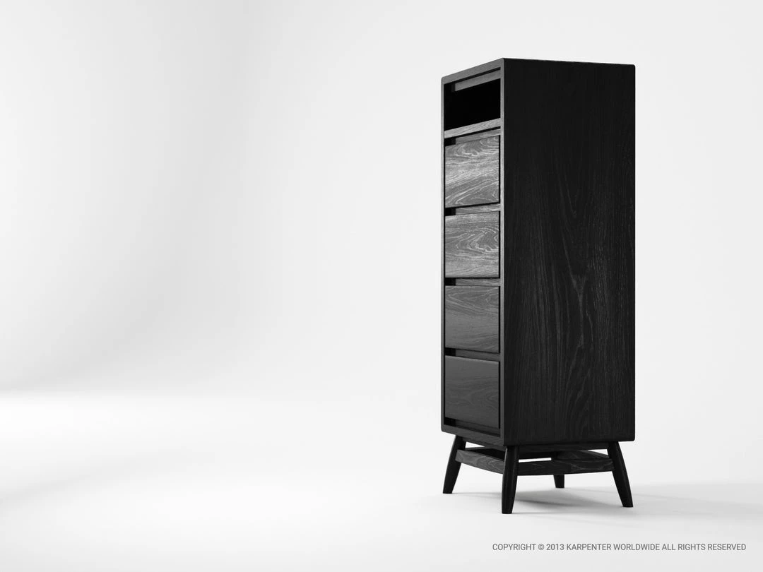 Karpenter INDOOR Twist Tallboy - Satin Black 3 Karpenter INDOOR Twist Tallboy - Satin Black