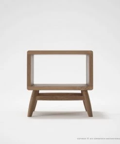 Karpenter Twist Bedside - FSC Teak INDOOR