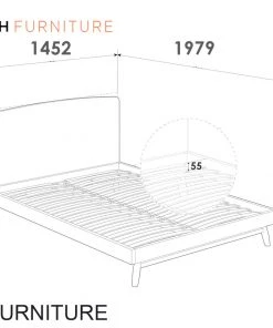 Karpenter Twist Double Bed - European Oak INDOOR