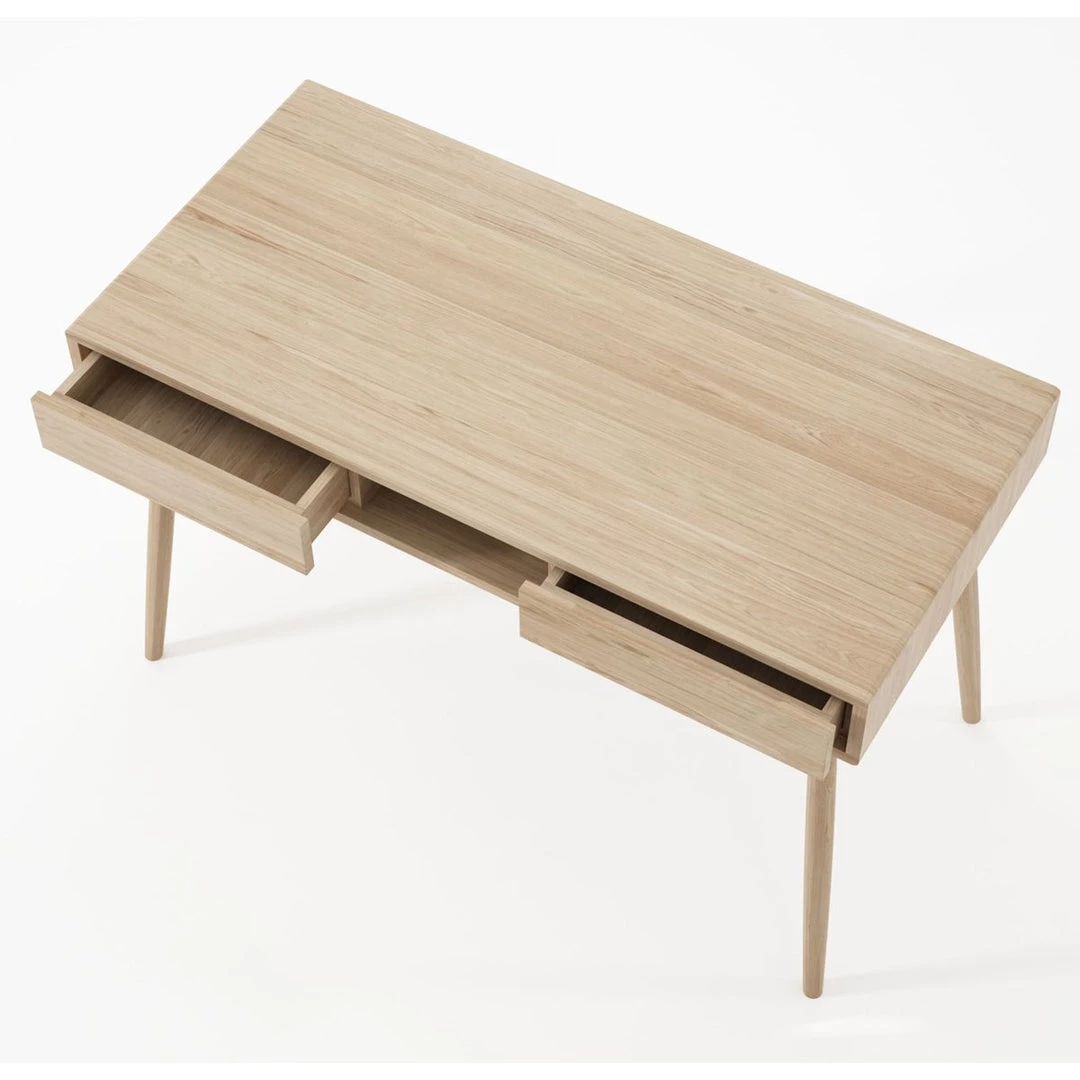 Karpenter Twist Desk With 2 Drawers- European Oak INDOOR 4 Karpenter Twist Desk With 2 Drawers- European Oak INDOOR