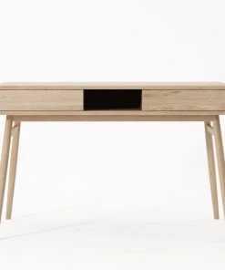 Karpenter Twist Desk With 2 Drawers- European Oak INDOOR