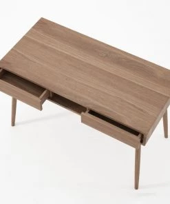 Karpenter Twist Desk With 2 Drawers - FSC Teak