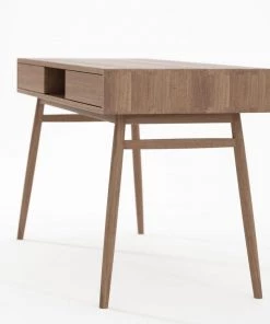 Karpenter Twist Desk With 2 Drawers - FSC Teak