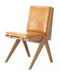 Karpenter Tribute Chair FSC Teak With Tan Cognac INDOOR