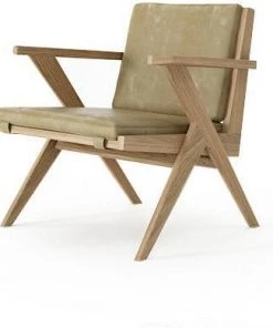 Karpenter Tribute Easy Chair - European White Oak With Safari Grey