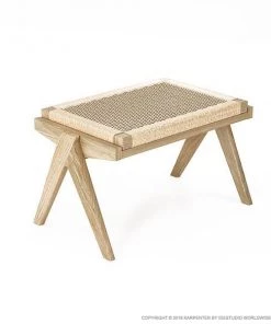 Karpenter Tribute Ottoman - European Oak