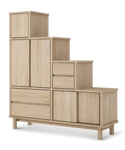 Karpenter Tansu K Stairs Cabinet - European White Oak INDOOR