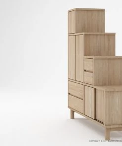 Karpenter Tansu K Stairs Cabinet - European White Oak INDOOR