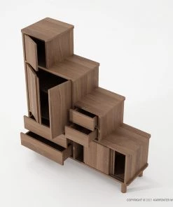Karpenter Tansu K Stairs Cabinet - FSC Teak INDOOR