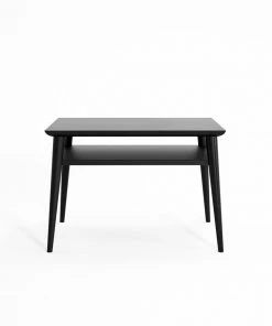 Karpenter Vintage Wide Open Bedside - Satin Black INDOOR