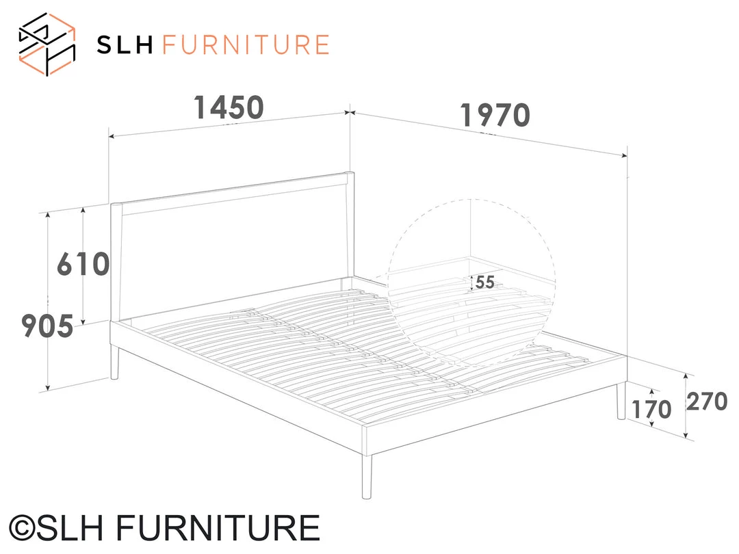Karpenter INDOOR Vintage Double Bed - European Oak 5 Karpenter INDOOR Vintage Double Bed - European Oak