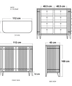 Karpenter INDOOR Koppar Shoe Rack Cabinet - European Oak 19 Karpenter INDOOR Koppar Shoe Rack Cabinet - European Oak