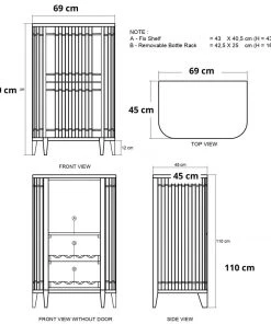 Karpenter Koppar Minibar - European Oak
