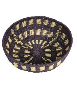 SLH DÉCOR Natural Low Bowl - Purple