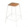 SLH INDOOR Tube Counter Stool - White