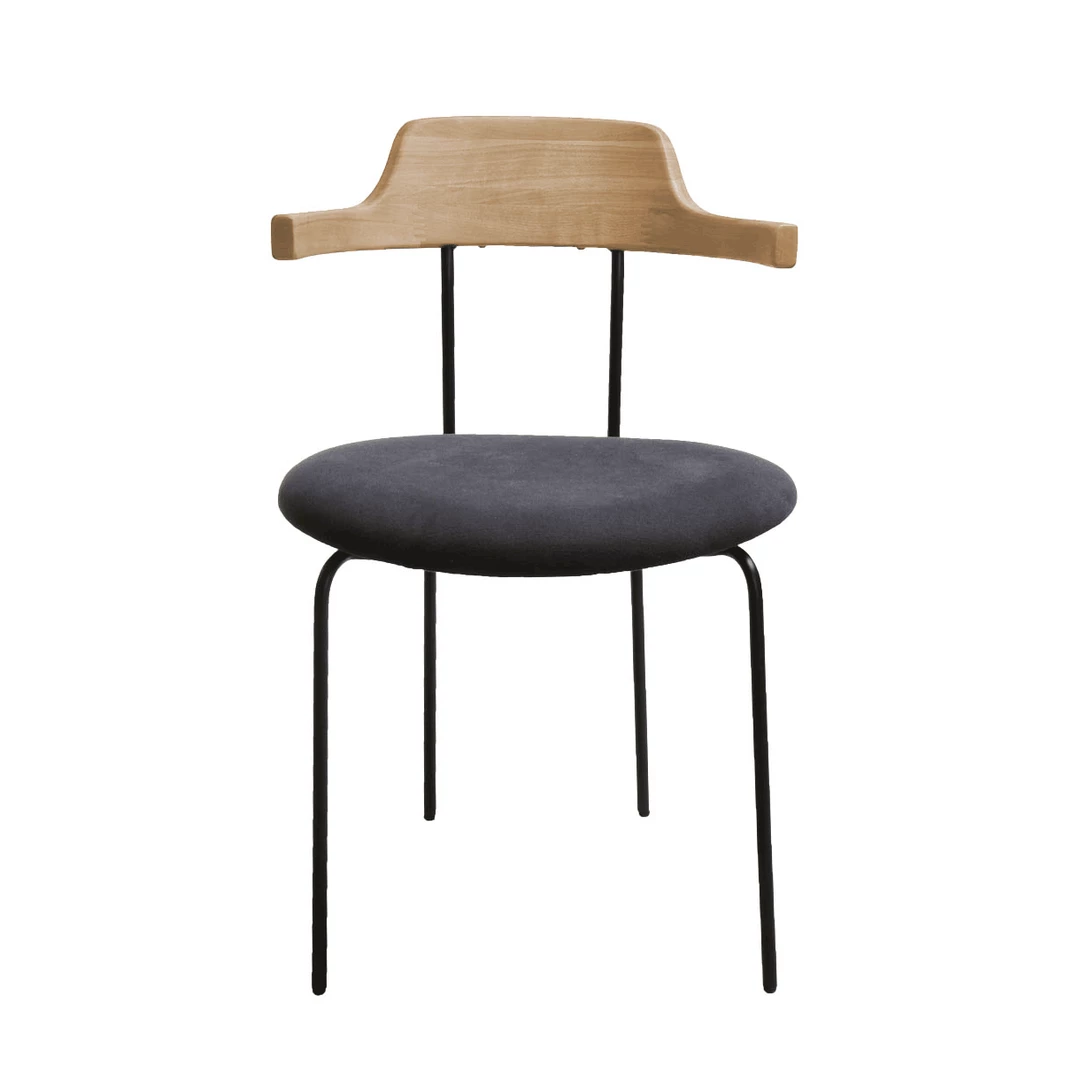 Marmo Aria Armchair Black|Oak|Telegrey INDOOR 1 Marmo Aria Armchair Black|Oak|Telegrey INDOOR