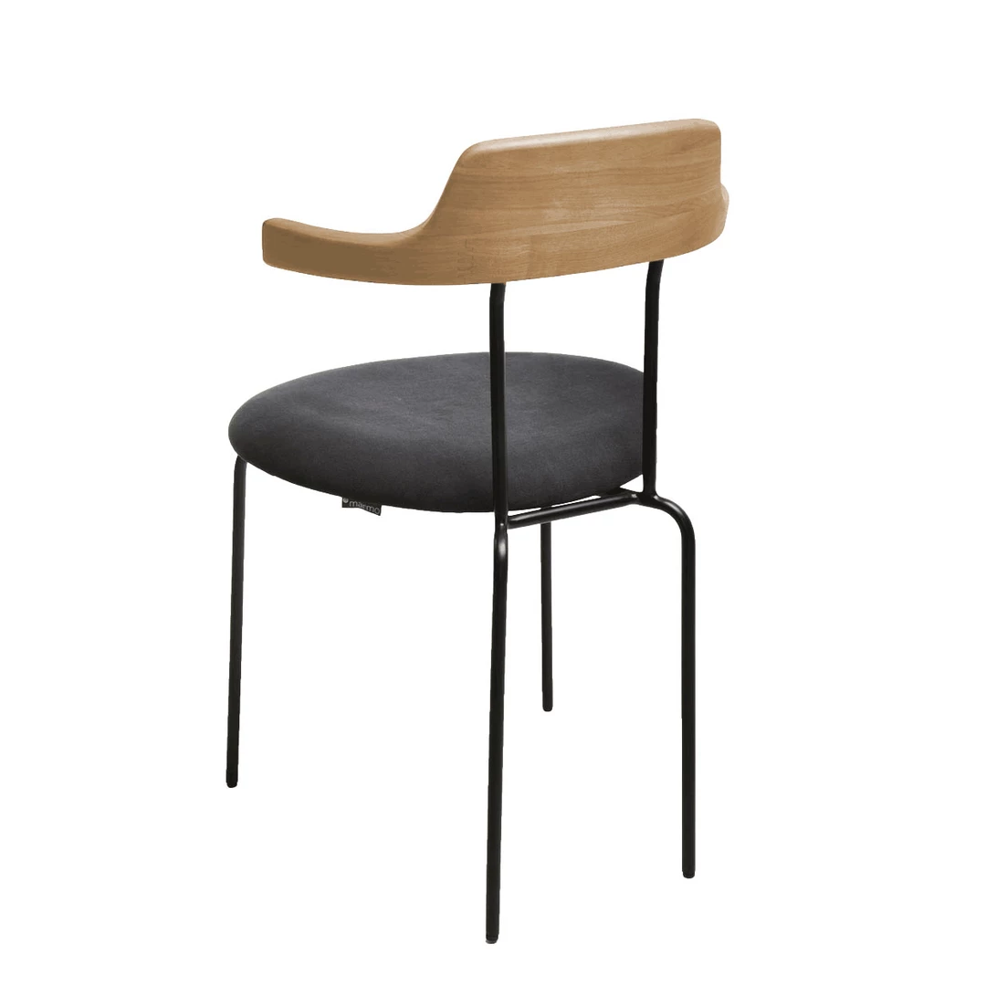 Marmo Aria Armchair Black|Oak|Telegrey INDOOR 3 Marmo Aria Armchair Black|Oak|Telegrey INDOOR