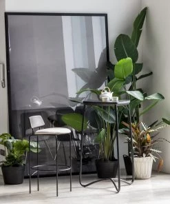 Marmo Aria Counter Stool Black|Ash|Grey