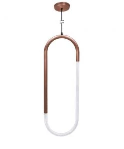 Marmo DÉCOR Cantone Oval Ceiling Pendant Copper