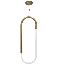 Marmo Cantone Oval Ceiling Pendant Bronze DÉCOR
