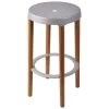 Marmo Fuso Counter Stool Alu|Oak INDOOR