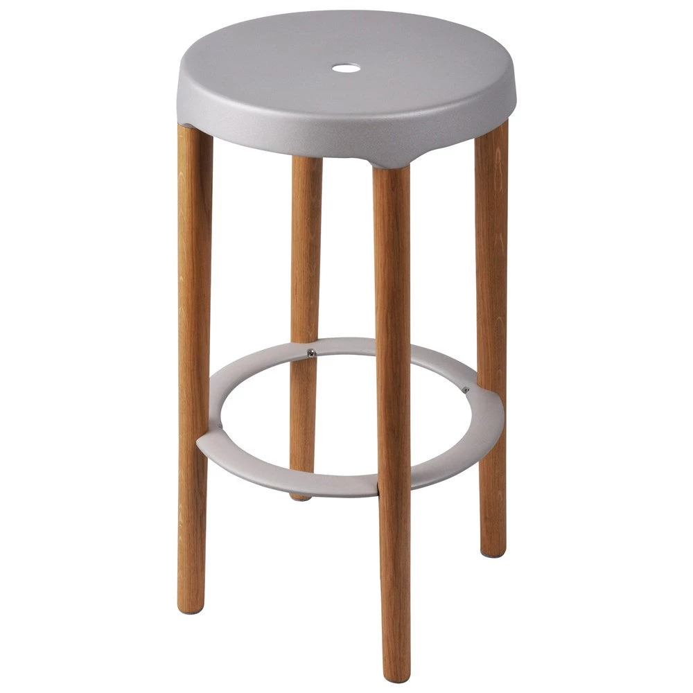 Marmo Fuso Counter Stool Alu|Oak INDOOR 1 Marmo Fuso Counter Stool Alu|Oak INDOOR