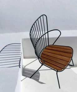 Paon Outdoor Lounge Chair By Houe (Bamboo & Black) 9 Paon Outdoor Lounge Chair By Houe (Bamboo & Black)