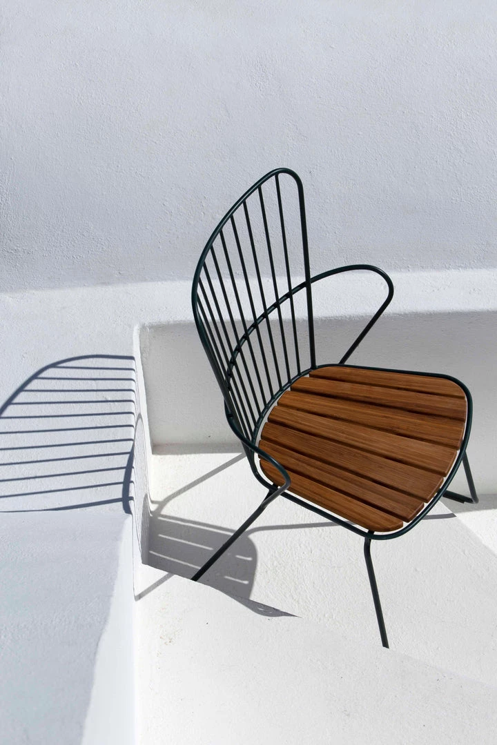 Paon Outdoor Lounge Chair By Houe (Bamboo & Black) 3 Paon Outdoor Lounge Chair By Houe (Bamboo & Black)