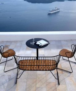 Paon Outdoor Lounge Chair By Houe (Bamboo & Black) 11 Paon Outdoor Lounge Chair By Houe (Bamboo & Black)