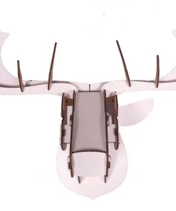 SLH Wall Mounted Puzzle - Moose - White DÉCOR