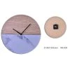 SLH DÉCOR Contemporary Plywood & Marble Face Clock