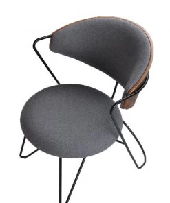 Marmo Loop Lounge Chair Black|Telegrey Seat