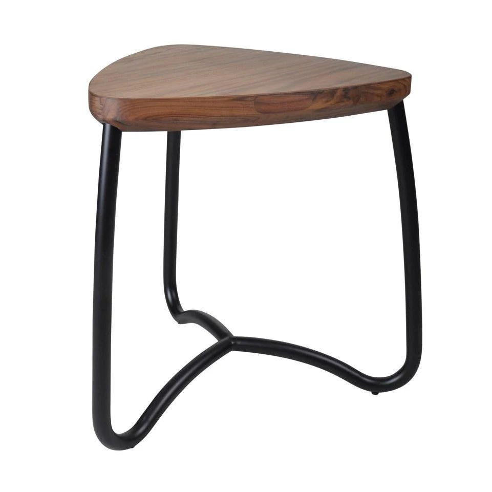Marmo Loop Side Table Black|Walnut 1 Marmo Loop Side Table Black|Walnut