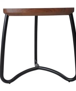 Marmo Loop Side Table Black|Walnut