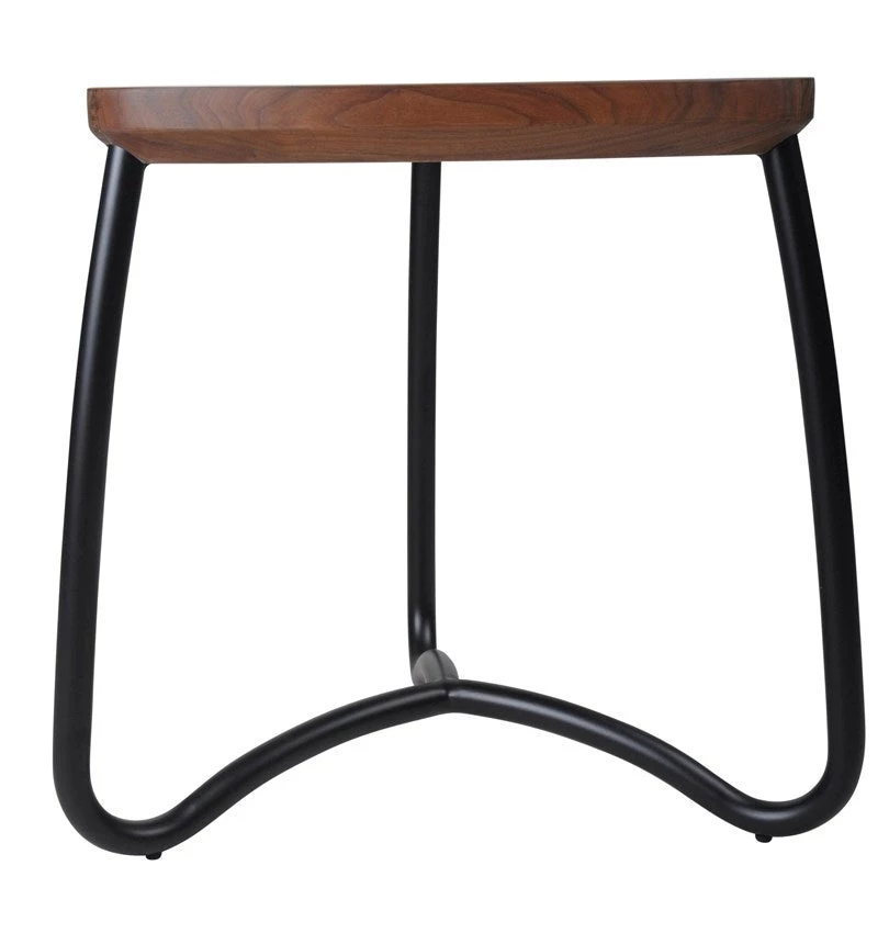 Marmo Loop Side Table Black|Walnut 2 Marmo Loop Side Table Black|Walnut