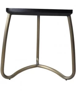 Marmo Loop Side Table Bronze| Black Oak INDOOR