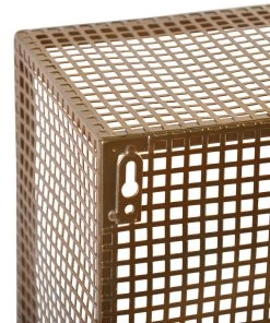 SLH AU Luxe Brass Mesh Wall Mounted Shelf DÉCOR 7 SLH AU Luxe Brass Mesh Wall Mounted Shelf DÉCOR