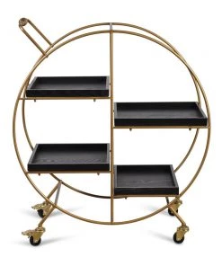 SLH Luxe Round Bar Trolley