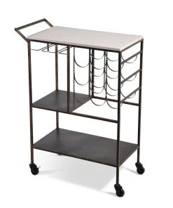 SLH INDOOR Luxe Drinks Marble Trolley