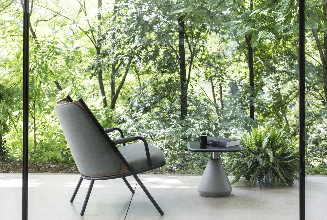 Marmo INDOOR Zafra Lounge Chair Low Back Black|Grey 5 Marmo INDOOR Zafra Lounge Chair Low Back Black|Grey