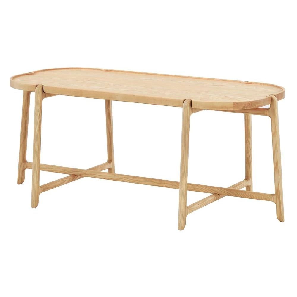 Nofu Flow Coffee Table 120 Cm - Natural Ash INDOOR 1 Nofu Flow Coffee Table 120 Cm - Natural Ash INDOOR