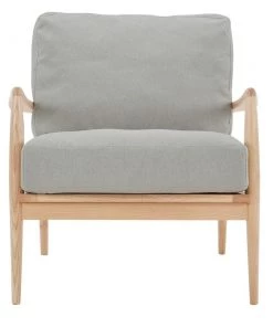 Nofu Flow Sofa Chair - Natural Ash | Dust Grey Cushion