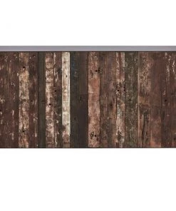 Kleo INDOOR Pure Mixed Hardwood & Powdercoated Metal 4 Door Sideboard Unit