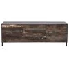Kleo INDOOR Pure Mixed Hardwood & Powder Coated Metal Lowline 6 Drawer Storage Unit